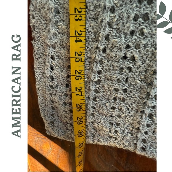 🛍️3/$40 AMERICAN RAG | Chunky Cowl Neck Long Sleeve Sweater | Size 2X | Grey - Picture 7 of 9